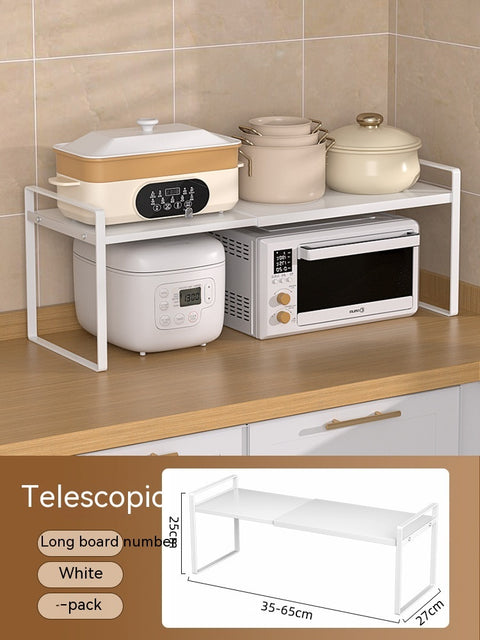 Kitchen Storage Retractable Cabinet Storage Shelf
